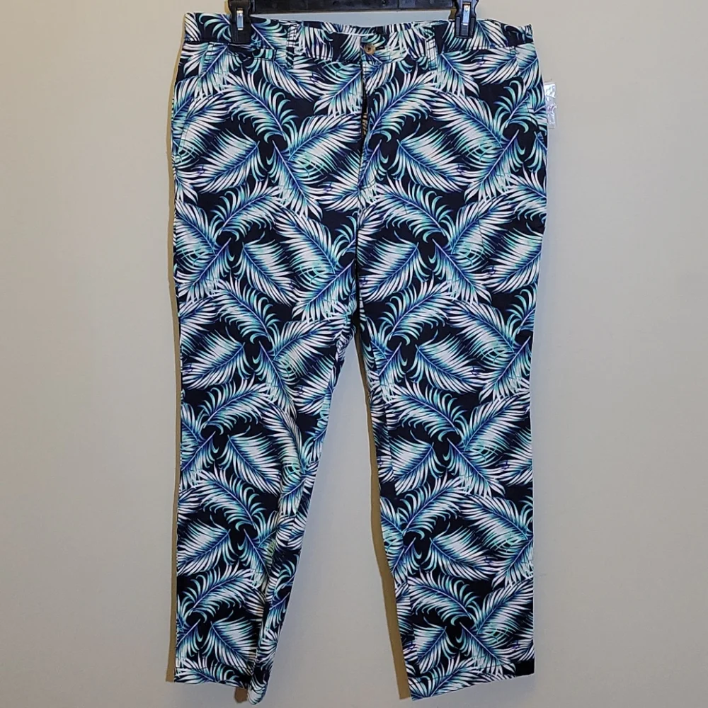 Club Room Palm Leaf Print Pant